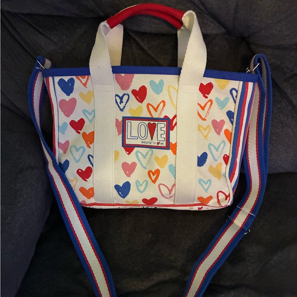 Brighton Love Multicolor Heart Mini Crossbody Tote